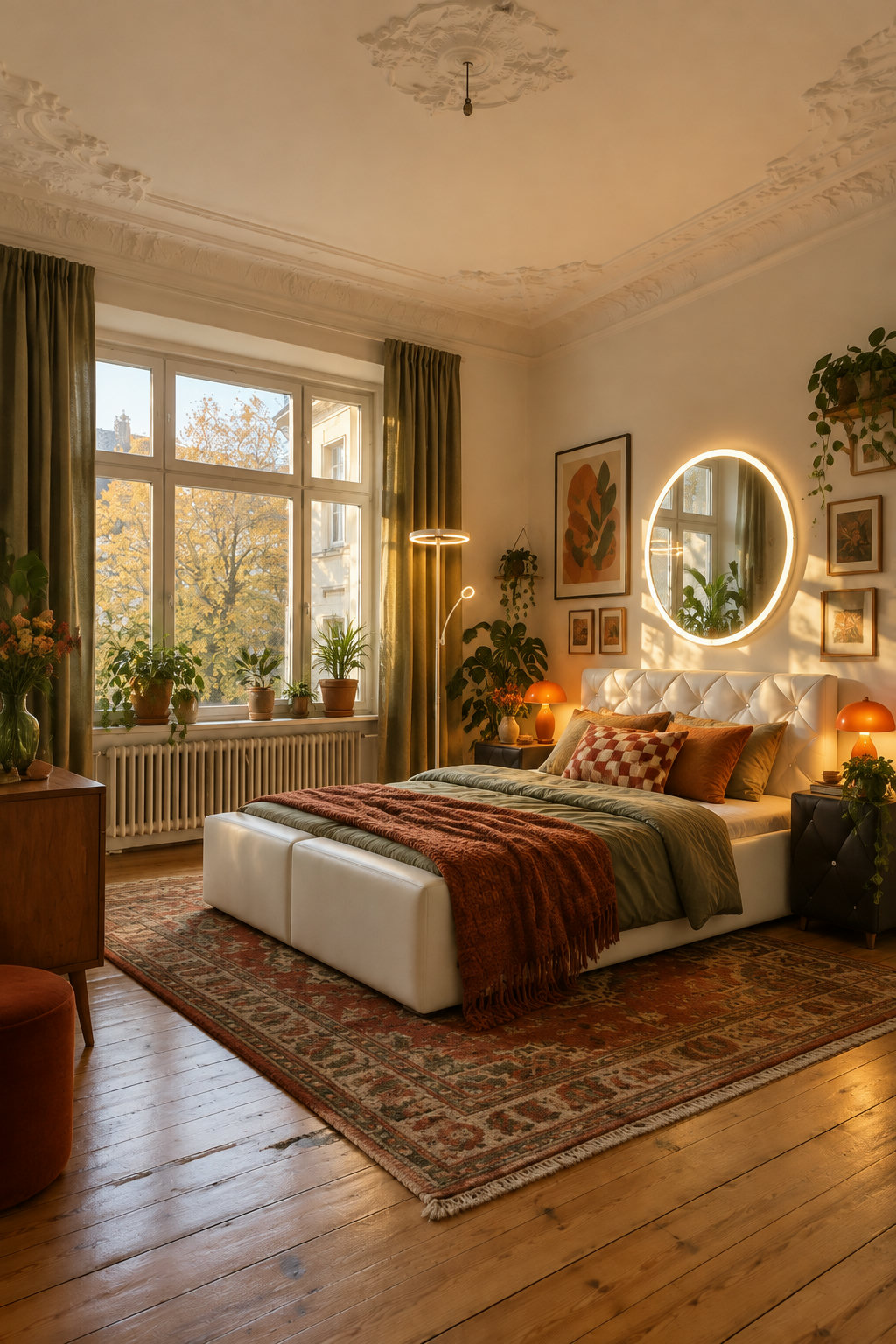 Schlafzimmer im Stil Farbenfroh Vintage